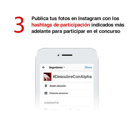 Paso 2: Publica tus fotos en Instagram con los hashtags detallados a continuación para participar del concurso.